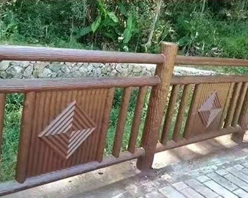 南充仿木护栏制作